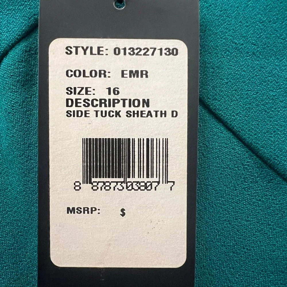 Adrianna Papell Teal Midi Dress - Picture 4 of 4